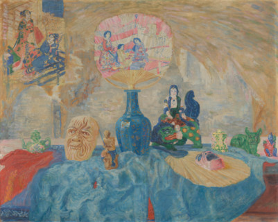 Still Life with Chinoiseries, c1906. Creator: James Ensor.