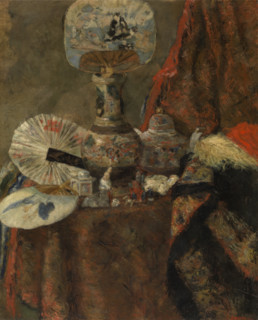 Still Life with Chinoiseries, 1880. Creator: James Ensor.
