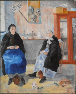 The Melancholy Fishwives, 1892. Creator: James Ensor.
