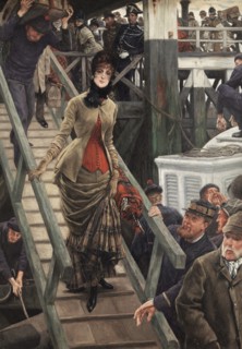 Embarkation in Calais, 1878-1881. Creator: James Tissot.