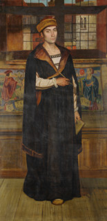 Portrait of the Painter Quentin Massys, 1868. Creator: Jan August Hendrik Leys.