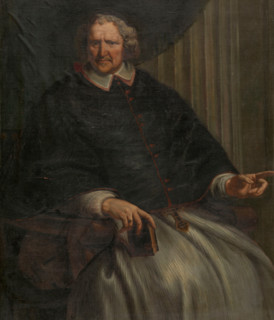 Portrait of Aubertus van Eede, bishop of Antwerp. Creator: Jan Erasmus Quellinus.