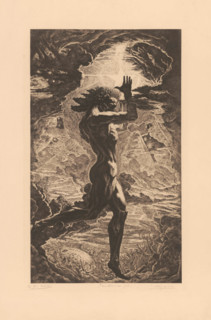 Prometheus, 1907. Creator: Jean Delville.