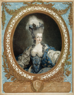 Portrait of Queen Marie Antoinette of France (1755-1793), 1777. Creator: Jean Francois Janinet.