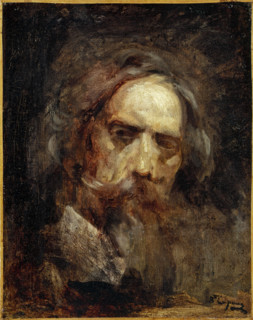 Self-portrait, 1874. Creator: Jean-Baptiste Carpeaux.