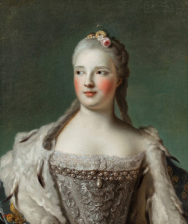 Portrait of Princess Maria Josepha of Saxony (1731-1767), 1750s. Creator: Jean-Marc Nattier.