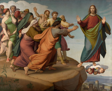 Christ Escapes the Pharisees, 1866. Creator: Johann Friedrich Overbeck.