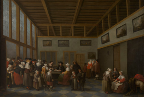 The Distribution to the Poor, c1654. Creator: Joost Cornelisz Droochsloot.