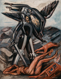 The conquest, c1942. Creator: Jose Clemente Orozco.