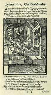The Printer's Workshop, 1568. Creator: Jost Amman.