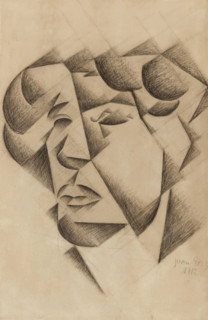 Self-portrait, 1912. Creator: Juan Gris.