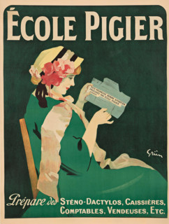 École Pigier, c1905. Creator: Jules Alexandre Grun.