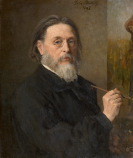 Self-portrait, 1895. Creator: Jules Breton.
