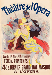 Théâtre de l'Opéra - 4e & Dernier Grand Bal Masqué, 1897. Creator: Jules Cheret.