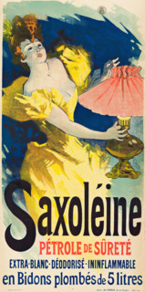 Saxoléine. Pétrole de Sûreté, 1894. Creator: Jules Cheret.