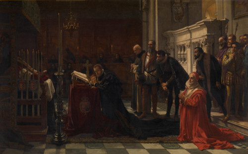 Philip II of Spain Honours Don John of Austria, 1873. Creator: Karel Ooms.
