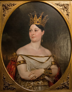 Portrait of the opera singer Giuseppina Ronzi de Begnis (1800-1853) as Fausta, 1833-1835. Creator: Karl Briullov.