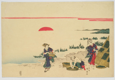 The Seaweed Gatherers, c1805-1810. Creator: Katsukawa Shunsen.