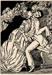 Illustration to "The Book of Marquise" by Franz Blei, 1916. Creator: Konstantin Somov.