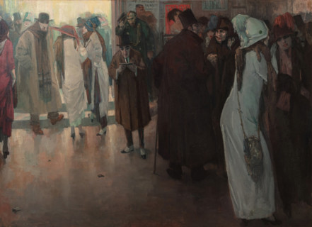 Sortie de L'Opéra, c1910. Creator: Leo Gestel.