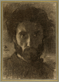 Self-portrait, 1860. Creator: Leon Joseph Florentin Bonnat.