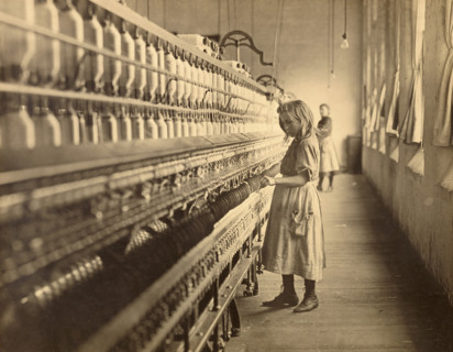 Sadie Pfeiffer, Spinner in Cotton Mill, North Carolina, 1910. Creator: Lewis Wickes Hine.