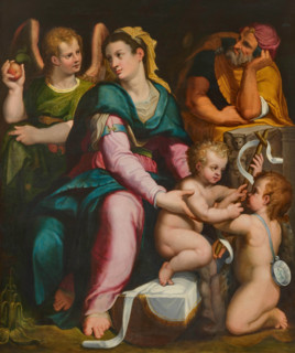 The Holy Family with the young John the Baptist and an Angel, Second Quarter of the 16th cen. Creator: Lorenzo Sabatini.