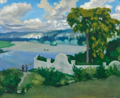 La Seine près da la Roche-Guyon, 1893. Creator: Louis Anquetin.