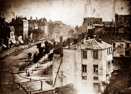 Boulevard du Temple, Paris, 1838. Creator: Louis Daguerre.