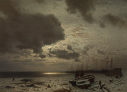 Moonlight in Winter. Creator: Louis Douzette.