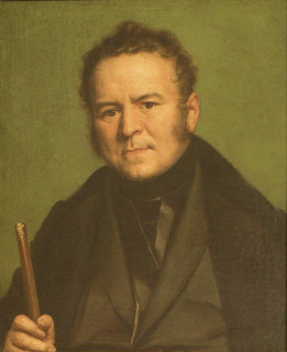 Portrait of Marie-Henri Beyle, dit Stendhal (1783-1842), 1835. Creator: Louis Ducis.
