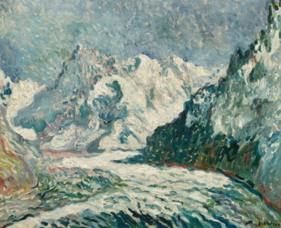 La Mer de Glace à Chamonix-Mont-Blanc, 1903. Creator: Louis Valtat.
