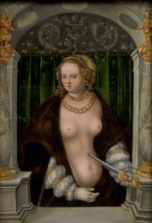 The Suicide of Lucretia, c1525-1528. Creator: Lucas Cranach the Elder.