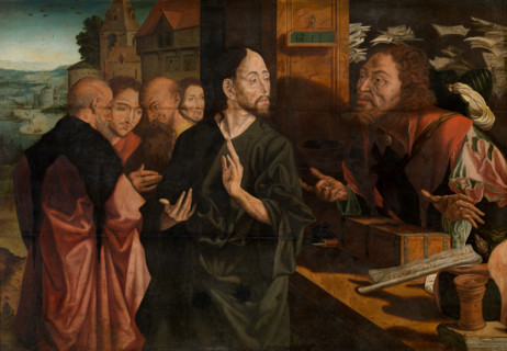 The Calling of Saint Matthew, after 1530. Creator: Marinus van Reymerswaele.
