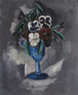 Pansies, c1928-1934. Creator: Marsden Hartley.