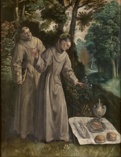 The Life of Saint Didacus of Alcalá: Saint Didacus Finds a Miraculous Meal, Between 1591 and 1600. Creator: Martin de Vos.