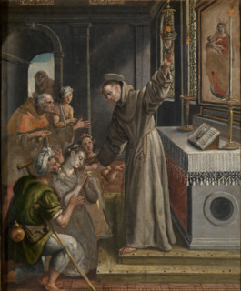 The Life of Saint Didacus of Alcalá: Saint Didacus Heals the Sick, Between 1591 and 1600. Creator: Martin de Vos.