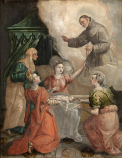 The Life of Saint Didacus of Alcalá: Saint Didacus Helps with a Difficult... Between 1591 and 1600. Creator: Martin de Vos.