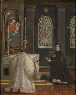 The Life of Saint Didacus of Alcalá: Saint Didacus of Alcalà at Prayers, Between 1591 and 1600. Creator: Martin de Vos.
