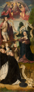 Stairway to Heaven, 1490. Creator: Master of the Amsterdam Death of the Virgin.