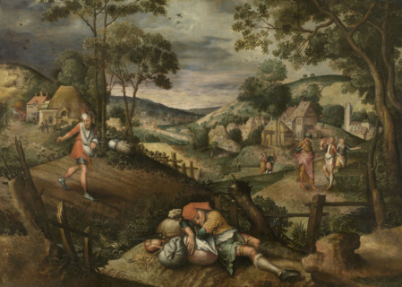 Satan Sowing Tares, Between 1530 and 1560. Creator: Master of the Prodigal Son.