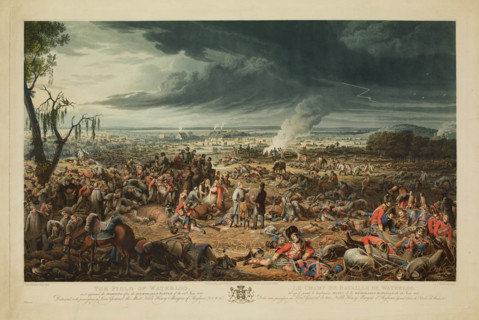 The Field of Waterloo, 1817. Creator: Matthew Dubourg.