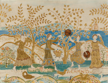 Dancing Figures. Creator: Maurice Brazil Prendergast.