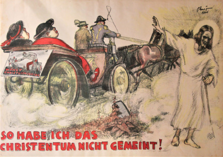That's not what I meant by Christianity!, 1920. Creator: Mihaly Biro.