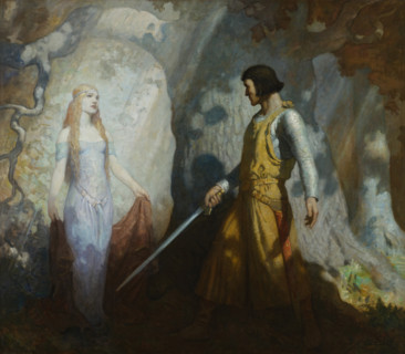 The King's Henchman, 1927. Creator: NC Wyeth.