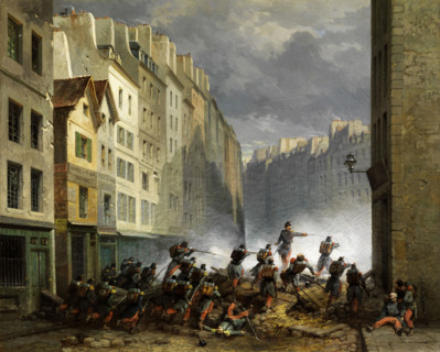 The July Revolution of 1830 Creator: Nicholas Edward Gabe.
