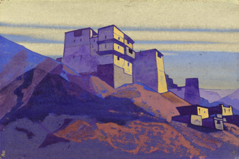 The Thakurs Castle. Gundla, 1936. Creator: Nicholas Roerich.