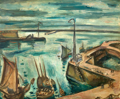 The Harbour of Le Havre, 1921. Creator: Othon Friesz.
