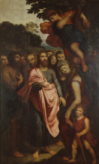 The Calling of Zacchaeus who is Sitting in a Fig Tree, 1605-1607. Creator: Otto Van Veen.