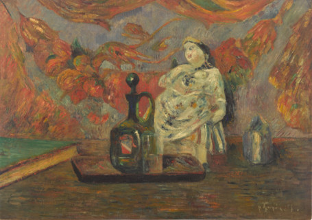 Still Life with Carafon and Figurine, 1885. Creator: Paul Gauguin.